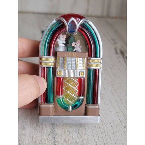 Hallmark jukebox party 1996 magic ornament Xmas - Picture 2 of 6
